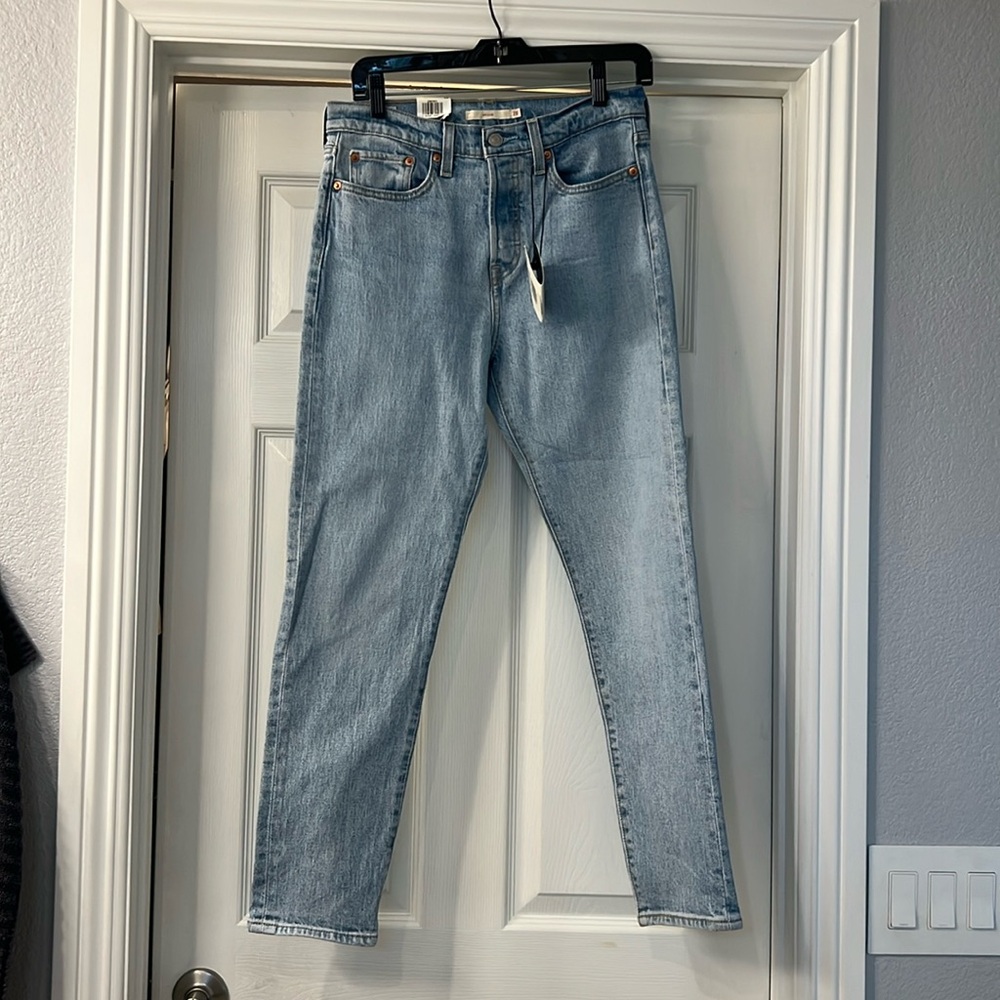 Levi’s high rise wedgie.